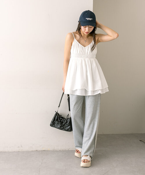 loti（ロティ）の「loti リボンギャザースクエアBAG（ショルダーバッグ・レディース・ブラック/シルバー/レッド・ONE SIZE）」の9枚目の写真