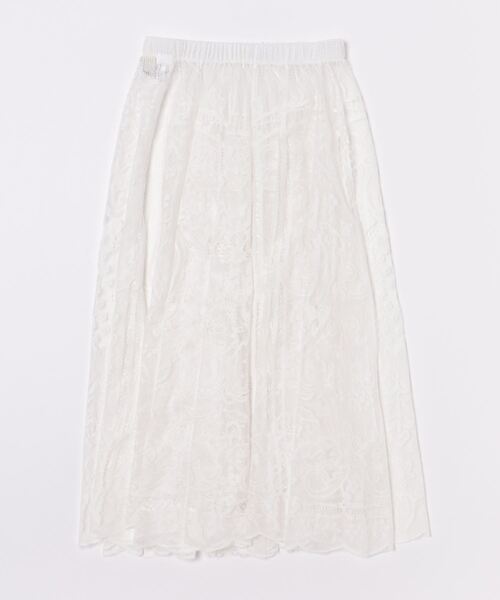 3.3 Field Trip （3.3フィールドトリップ）の「3.3 Field Trip／レースロングスカート（スカート・レディース・ホワイト/クリーム・FREE）」の21枚目の写真