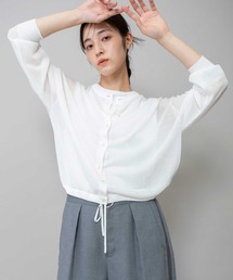 Munich | シアージャージニットクルーネックカーディガン(カーディガン/ボレロ)