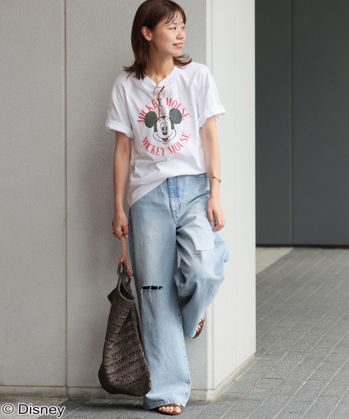 GOOD ROCK SPEED(グッドロックスピード)の「《追加2》【GOOD ROCK SPEED 】<MICKEY MOUSE>TEE:Tシャツ(Tシャツ/カットソー・レディース・ホワイト/ブルー・FREE)」の10枚目の写真