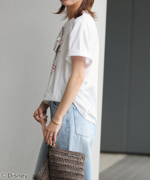 GOOD ROCK SPEED(グッドロックスピード)の「《追加2》【GOOD ROCK SPEED 】<MICKEY MOUSE>TEE:Tシャツ(Tシャツ/カットソー・レディース・ホワイト/ブルー・FREE)」の3枚目の写真