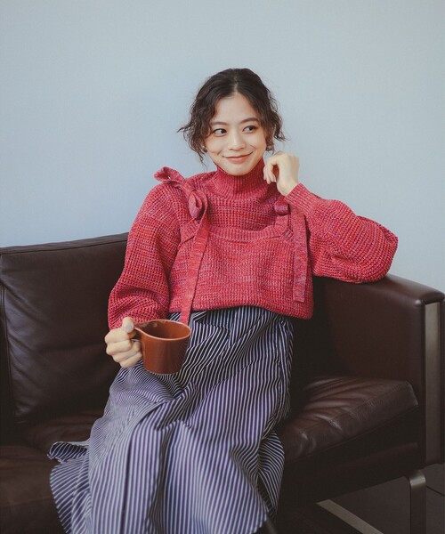 B:MING by BEAMS（ビーミングバイビームス）の「バンドカラー ワンピース（S～M）（シャツワンピース・レディース・サックスブルー/オフホワイト/その他1/その他・SMALL/MEDIUM）」の6枚目の写真