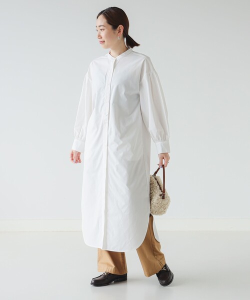 B:MING by BEAMS（ビーミングバイビームス）の「バンドカラー ワンピース（S～M）（シャツワンピース・レディース・サックスブルー/オフホワイト/その他1/その他・SMALL/MEDIUM）」の17枚目の写真