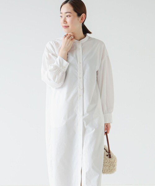 B:MING by BEAMS（ビーミングバイビームス）の「バンドカラー ワンピース（S～M）（シャツワンピース・レディース・サックスブルー/オフホワイト/その他1/その他・SMALL/MEDIUM）」の18枚目の写真