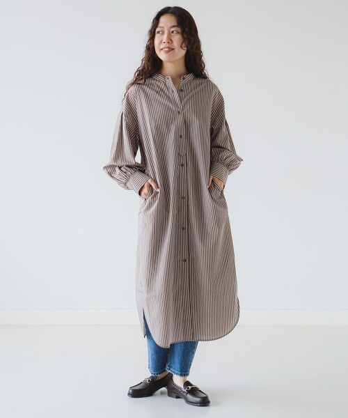 B:MING by BEAMS（ビーミングバイビームス）の「バンドカラー ワンピース（S～M）（シャツワンピース・レディース・サックスブルー/オフホワイト/その他1/その他・SMALL/MEDIUM）」の20枚目の写真