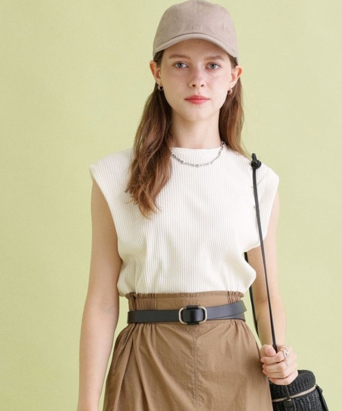 saloon（サルーン）の「SALOON(サルーン)/ドッキングタイトワンピース【洗濯機洗い可】（ワンピース・レディース・ブラック/ダークブルー/ベージュ・FREE）」の17枚目の写真