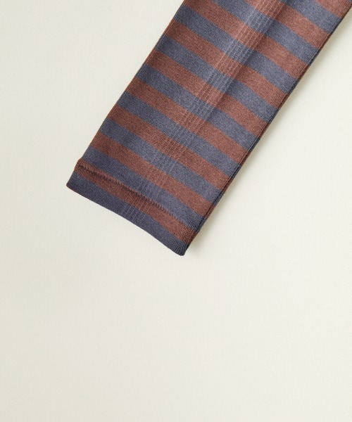 MILLER（ミラー）の「[MILLER/ミラー] 別注 パネルリブ ポロカーディガン（カーディガン/ボレロ・レディース・アイボリー/ブラック/チョコ/ブラウン/レッド・F）」の7枚目の写真