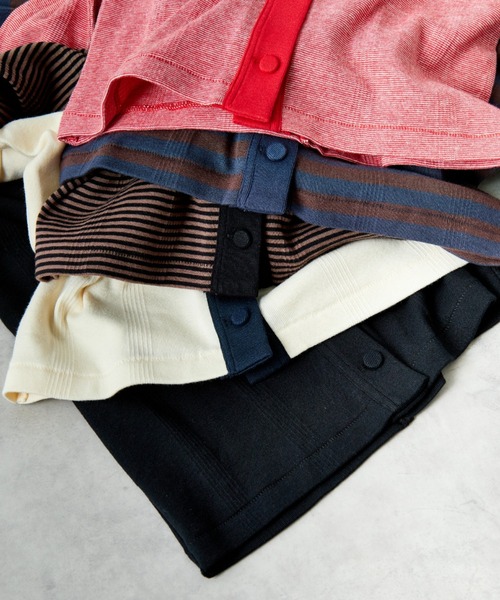 MILLER（ミラー）の「[MILLER/ミラー] 別注 パネルリブ ポロカーディガン（カーディガン/ボレロ・レディース・アイボリー/ブラック/チョコ/ブラウン/レッド・F）」の12枚目の写真