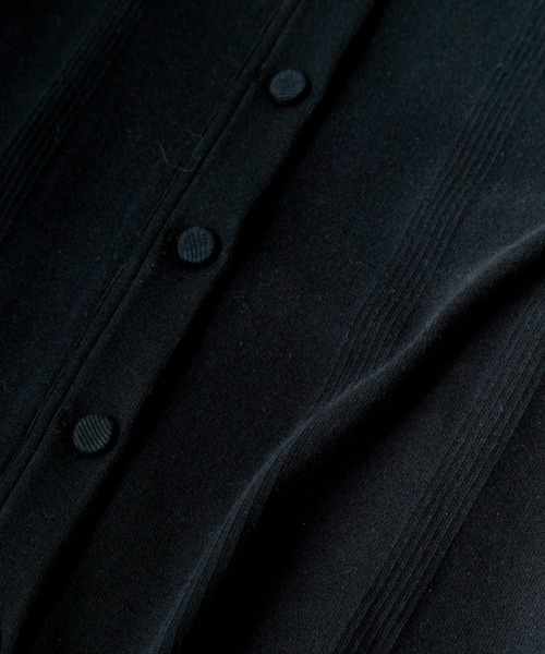 MILLER（ミラー）の「[MILLER/ミラー] 別注 パネルリブ ポロカーディガン（カーディガン/ボレロ・レディース・アイボリー/ブラック/チョコ/ブラウン/レッド・F）」の17枚目の写真