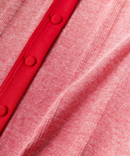 MILLER（ミラー）の「[MILLER/ミラー] 別注 パネルリブ ポロカーディガン（カーディガン/ボレロ・レディース・アイボリー/ブラック/チョコ/ブラウン/レッド・F）」の21枚目の写真