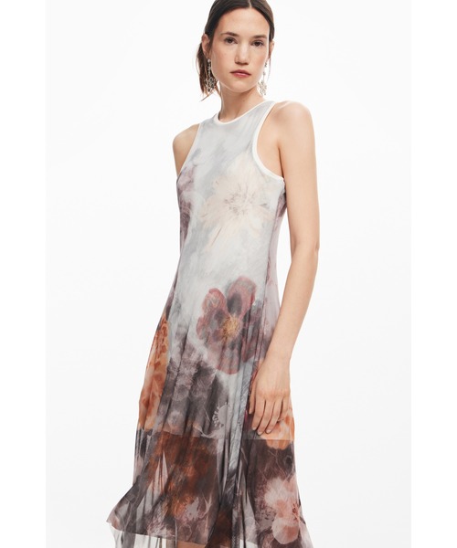 美品 デシグアル ロングワンピース 花柄ボタニカル ノースリーブ 楽天市場】【再入荷3/23】ワンピース ロング ノースリーブ