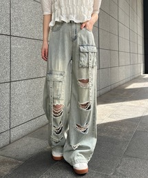ダメージカーゴデニム
