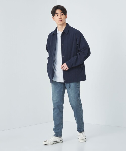 green label relaxing(グリーンレーベルリラクシング)の「シグネチャーデニム スリムテーパード デニムパンツ(デニムパンツ・メンズ・ネイビー/ブラック/コバルトブルー・XL/S/M/L)」の7枚目の写真