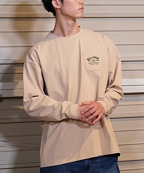 【セール】BILLABONG/ビラボン 長袖Tシャツ/ロンT バックプリント UVケア 保温 BE012-850(Tシャツ/カットソー)|BILLABONG(ビラボン)