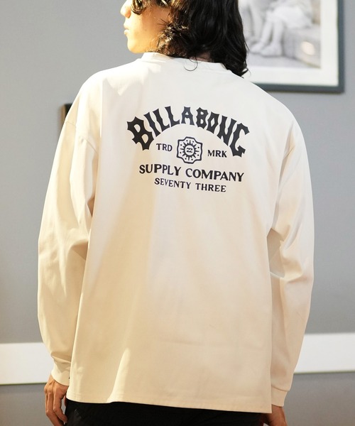 BILLABONG/ビラボン 長袖Tシャツ/ロンT バックプリント UVケア 保温 BE012-850