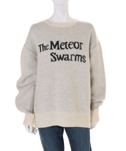 Ungrid(アングリッド)の「【WEB限定】ロゴルーズニット(ニット/セーター・レディース・ネイビー/チャコールグレー/アイボリー/ピンク・FREE)」の6枚目の写真