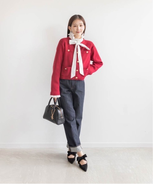 RANDA（ランダ）の「ベロアリボンミュールパンプス（パンプス・レディース・アイボリー/グレー系その他4/ブラック・LL/S/L/M）」の18枚目の写真