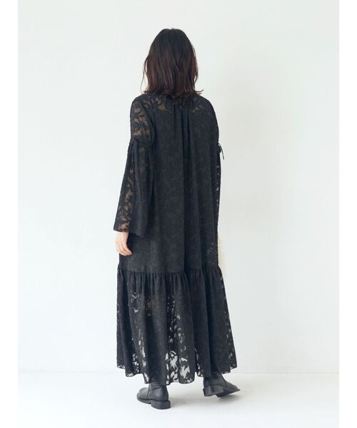 【セール】スリーブデザインジャカードワンピース（ワンピース）｜Ungrid（アングリッド）