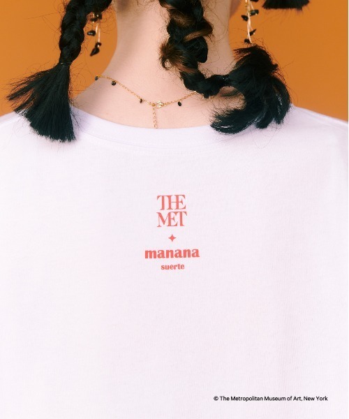 manana suerte(マニャーナスエルテ)の「THE METコラボ オーバーサイズTシャツ(Tシャツ/カットソー・レディース・ブラック/ホワイト・FREE)」の11枚目の写真