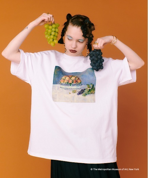 manana suerte(マニャーナスエルテ)の「THE METコラボ オーバーサイズTシャツ(Tシャツ/カットソー・レディース・ブラック/ホワイト・FREE)」の3枚目の写真