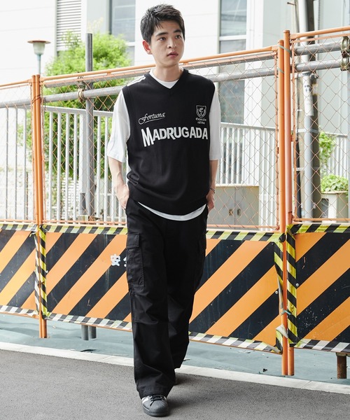 WEGO（ウィゴー）の「WEGO/アンサンブルゲームロゴニットベスト（アンサンブル・メンズ・ネイビー/ブラック・MEDIUM/LARGE）」の4枚目の写真