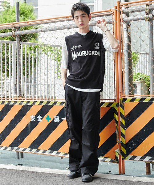 WEGO（ウィゴー）の「WEGO/アンサンブルゲームロゴニットベスト（アンサンブル・メンズ・ネイビー/ブラック・MEDIUM/LARGE）」の15枚目の写真