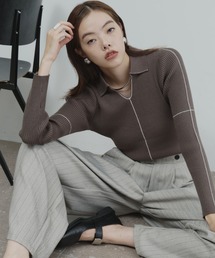 襟付きニット」に該当するトップスファッション通販 - ZOZOTOWN