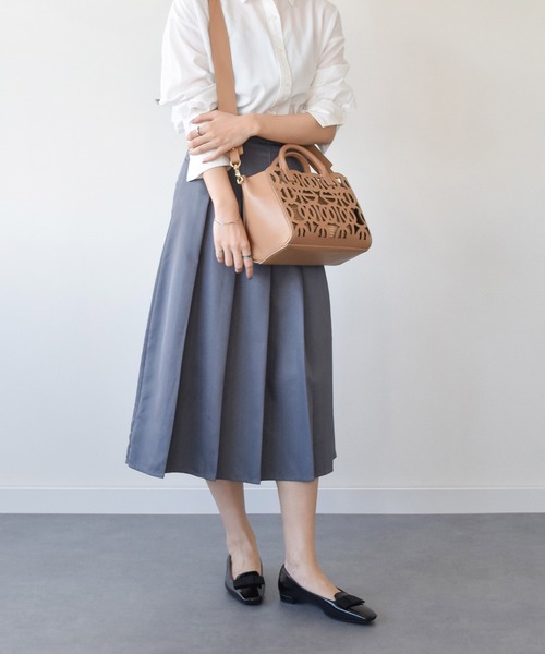 FABIO RUSCONI（ファビオルスコーニ）の「【FABIO RUSCONI】スクエアトウオペラパンプス(F41515)（パンプス・レディース・ブラック/ブラック系その他・39/38/37/36/35）」の10枚目の写真