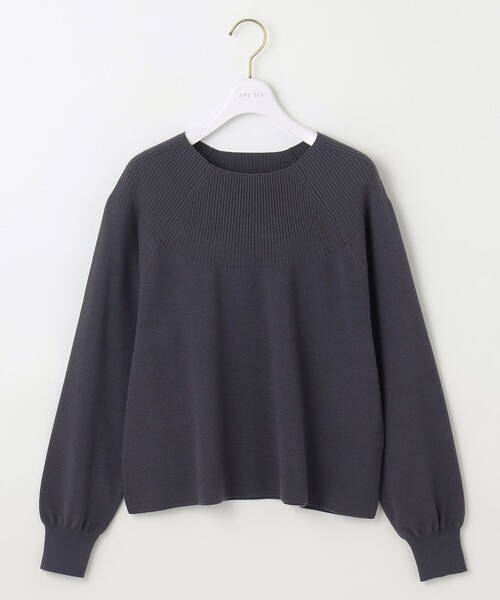 ANY SIS(エニィスィス)の「【洗える】ショート丈 プルオーバー(ニット/セーター・レディース・アイボリー系/グレー系/スカイブルー系・2)」の11枚目の写真