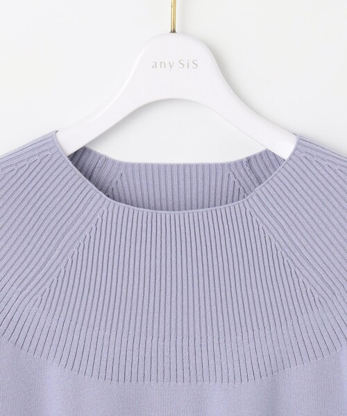 ANY SIS(エニィスィス)の「【洗える】ショート丈 プルオーバー(ニット/セーター・レディース・アイボリー系/グレー系/スカイブルー系・2)」の14枚目の写真