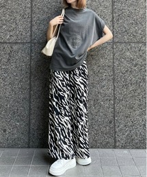 アニマルプリントパンツ［大人 カジュアル ゼブラ柄］≪再入荷≫