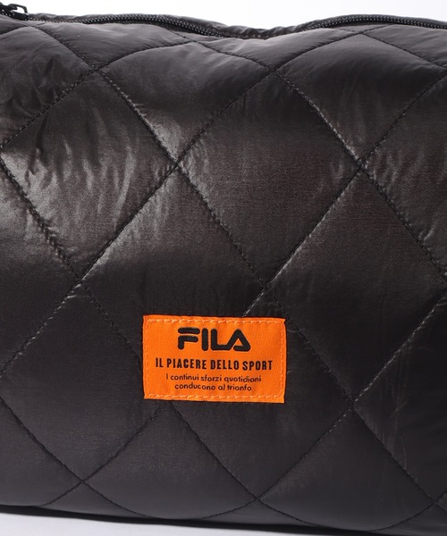 FILA(フィラ)の「【FILA/フィラ】 パデット ドラムショルダーバッグ(ショルダーバッグ・メンズ・アイボリー/カーキ/ブラック・FREE)」の4枚目の写真