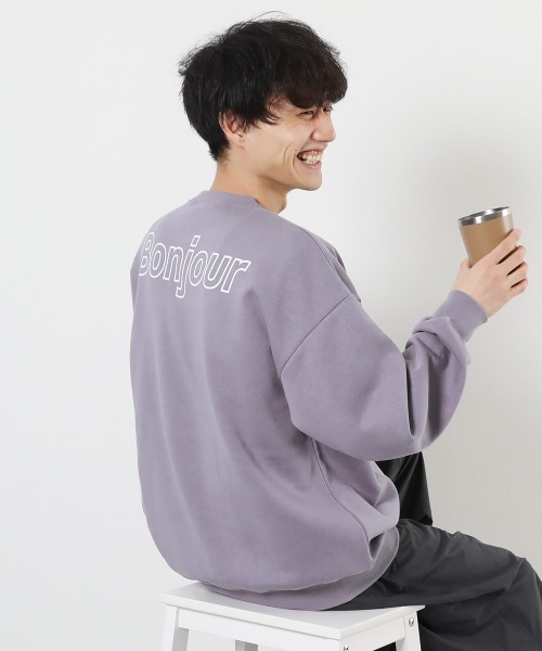 devirock(デビロック)の「大人 デビラボ プリント 裏起毛トレーナー(スウェット・レディース・ブラック系その他/ホワイト系その他2/ベージュ系その他3/グレー系その他/ブラック系その他2/ホワイト系その他/ベージュ系その他/ベージュ系その他2/パープル系その他/グレー系その他2・M/L/LL)」の10枚目の写真
