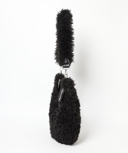 HARE（ハレ）の「ファーBIGショルダーバッグ(HARE)（ショルダーバッグ・レディース・ブラック/グレー・FREE）」の8枚目の写真