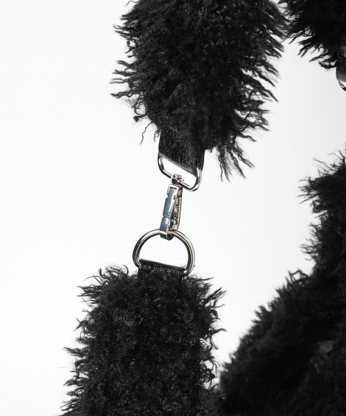 HARE（ハレ）の「ファーBIGショルダーバッグ(HARE)（ショルダーバッグ・レディース・ブラック/グレー・FREE）」の14枚目の写真