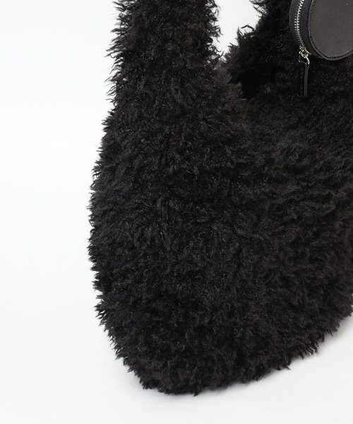 HARE（ハレ）の「ファーBIGショルダーバッグ(HARE)（ショルダーバッグ・レディース・ブラック/グレー・FREE）」の15枚目の写真