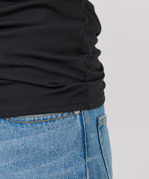 RIVE DROITE（リヴドロワ）の「【MYSELFbyRD（マイセルフバイリヴドロワ）】baseTANK（タンクトップ・レディース・オフホワイト/ブラック/ブラウン・FREE）」の11枚目の写真