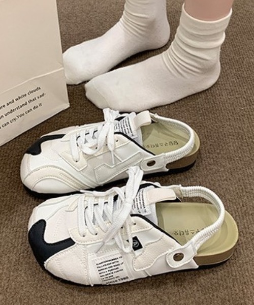 Vipoa（ヴィポア）の「スニーカー風 コンフォートシューズ（サンダル・レディース・ホワイト/グレー・SMALL/MEDIUM/LARGE）」の4枚目の写真