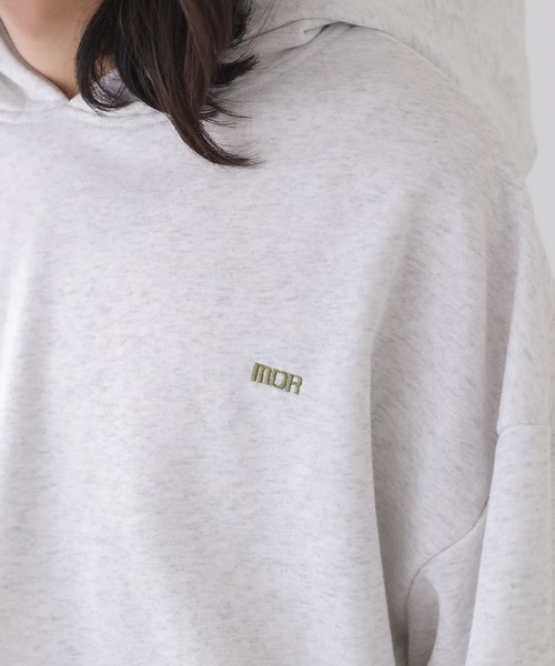 n'OrLABEL(ノアールレーベル)の「ロゴ刺繍裏毛フーディー(パーカー・メンズ・ブラック/杢グレー・M/L)」の19枚目の写真
