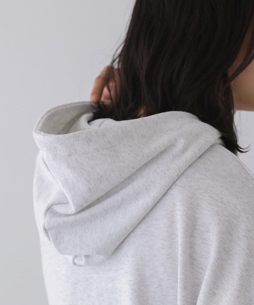 n'OrLABEL(ノアールレーベル)の「ロゴ刺繍裏毛フーディー(パーカー・メンズ・ブラック/杢グレー・M/L)」の20枚目の写真