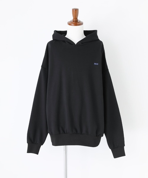 n'OrLABEL(ノアールレーベル)の「ロゴ刺繍裏毛フーディー(パーカー・メンズ・ブラック/杢グレー・M/L)」の7枚目の写真