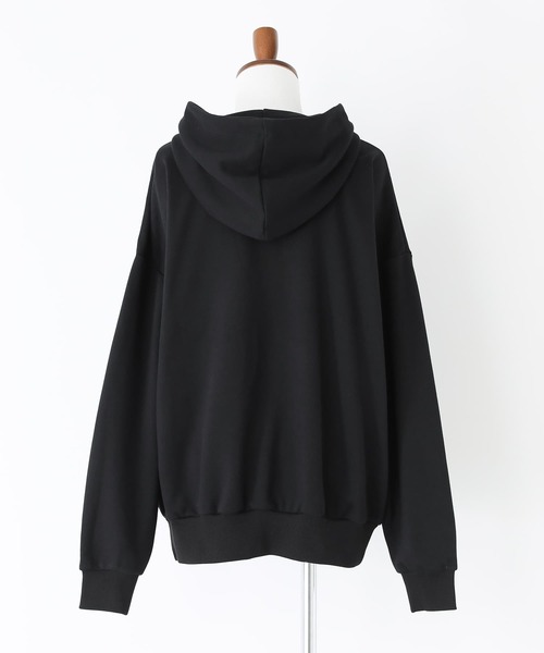 n'OrLABEL(ノアールレーベル)の「ロゴ刺繍裏毛フーディー(パーカー・メンズ・ブラック/杢グレー・M/L)」の9枚目の写真