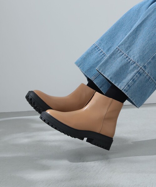 厚底ジップ ショート ブーツ（ブーツ）｜BEAMS HEART（ビームスハート）