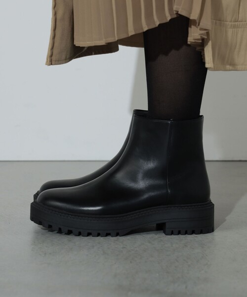 厚底ジップ ショート ブーツ（ブーツ）｜BEAMS HEART（ビームスハート）