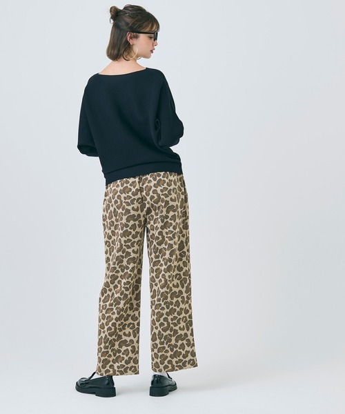 ELDORESO パンツ レオパード 予約販売】レオパード柄パンツ | KISHIKA