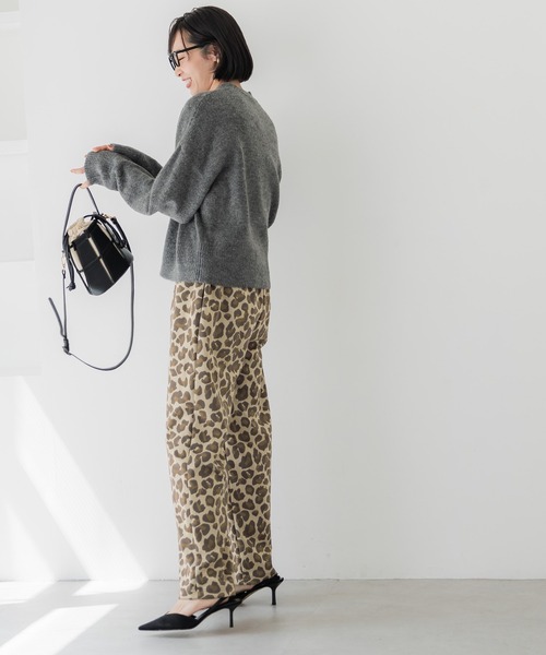 coca(coca)(コカ)の「レオパード柄 ストレッチ プルオンパンツ(その他パンツ・レディース・A・M/L)」の2枚目の写真