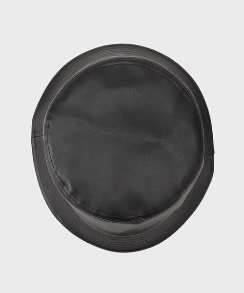 THE SHOP TK （ザ ショップ ティーケー ）の「◆合皮バケハ（ハット・レディース・アイボリー/ブラック・00）」の5枚目の写真