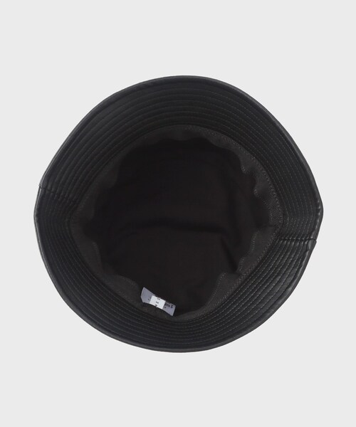 THE SHOP TK （ザ ショップ ティーケー ）の「◆合皮バケハ（ハット・レディース・アイボリー/ブラック・00）」の6枚目の写真
