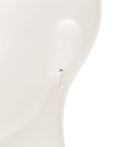 SHIPS(シップス)の「Luasifar:ツイスト フープ ピアス(ピアス(両耳用)・レディース・シルバー・ONE SIZE)」の3枚目の写真