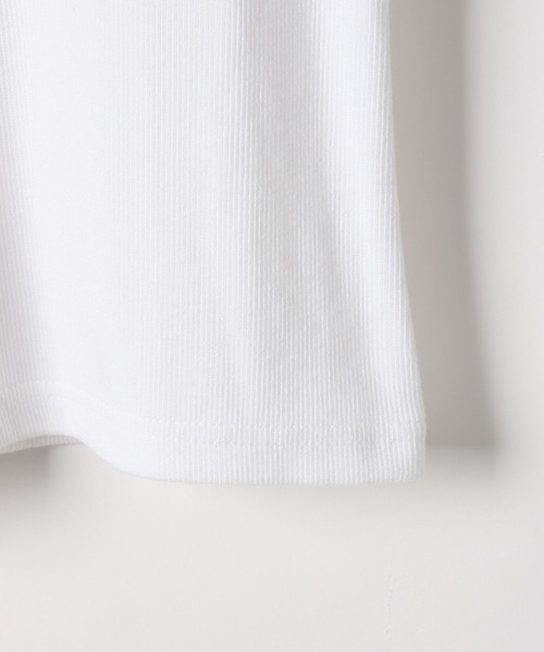 Heather(ヘザー)の「2WAYレースロングスリーブTEE 150146(Tシャツ/カットソー・レディース・ブラック/オフホワイト・FREE)」の6枚目の写真